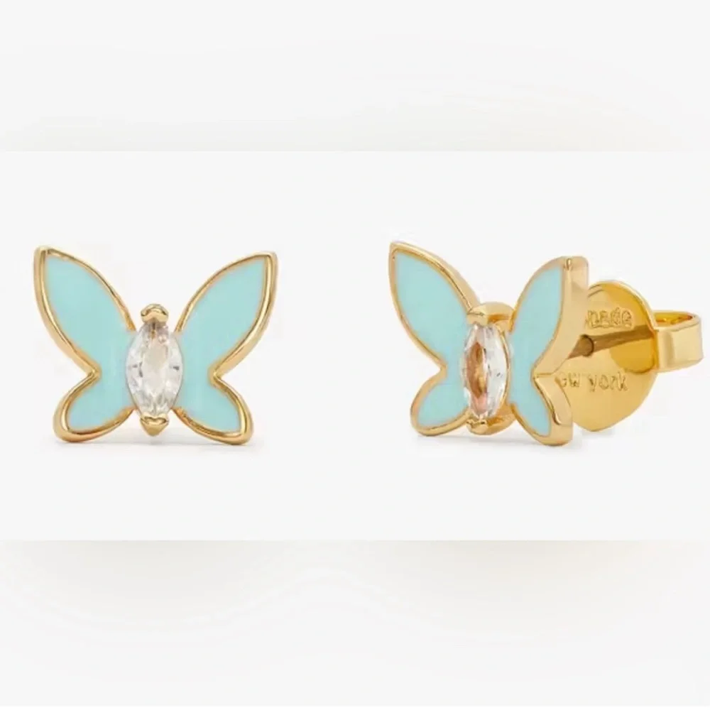 Kate Spade Social Butterfly‎ Mini  Stud Earrings NWT